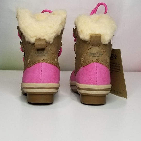 Bearpaw Toddler Everly Faux fur Lined Cold Weather Boots Size 7T  Pink NEW - Picture 7 of 9